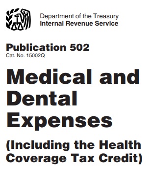 publication 502 medical & dental expense