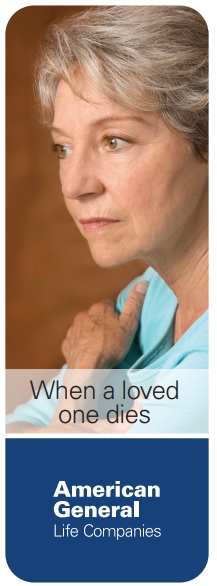 Brochure when a loved one dies