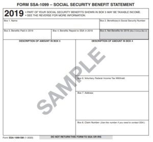 ssa 1099 how much social security is taxable?