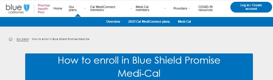 Blue Shield Promise Medi Cal Health Plan