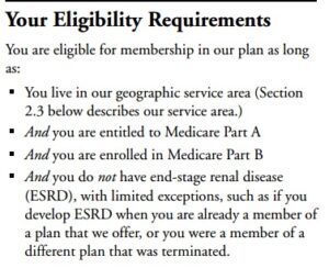 eligibility requirement