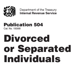 divorce publication 504 