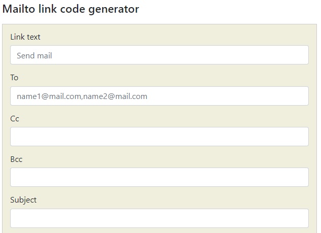 email generator