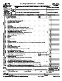 Corporate Income Tax Return Form 1120