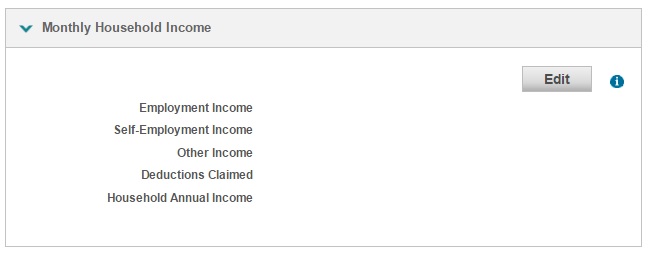 Change Report - Monthly Income