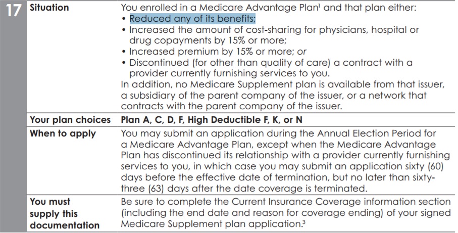 Cost Sharing Rule - Excerpt from Blue Shield