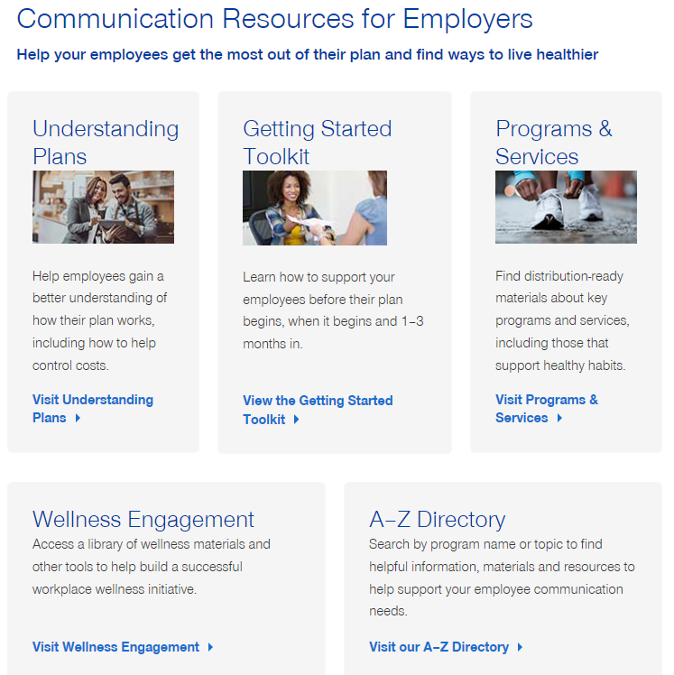 Learn more about communication resources for employers