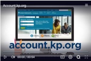 kaiser online portal website tour