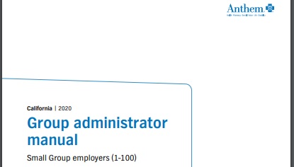 click to view brochure Anthem Group Administrator Manual