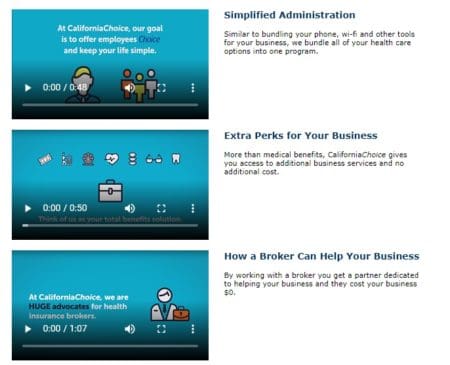 California Choice - multiple insurance carriers - ONE Bill