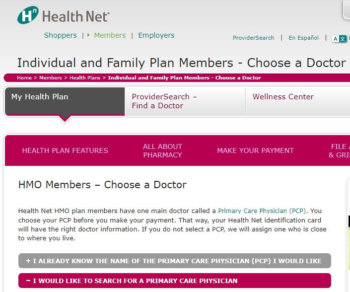 Health Net Of California Employer Small Group Health California