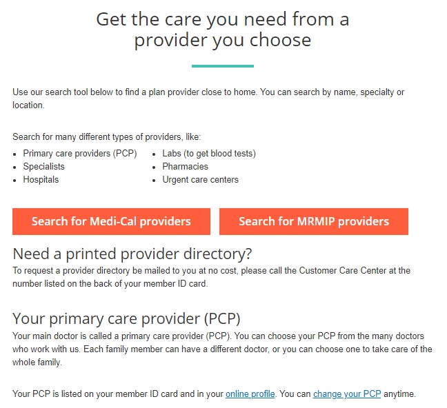 anthem blue cross medi cal provider finder