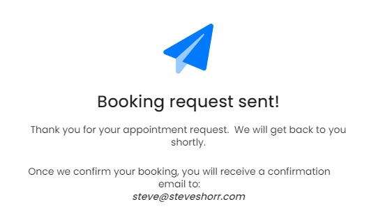 booking request