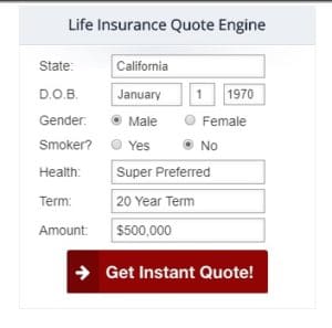 click to visit our quote page life insurance quote engine