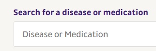 search disease or medication