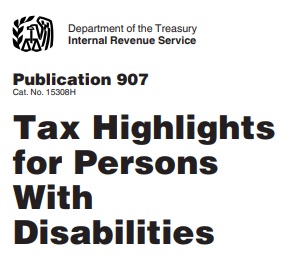 Tax Highlights for people with disabilities