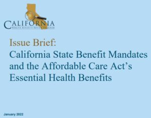 California Essential Health Benefits