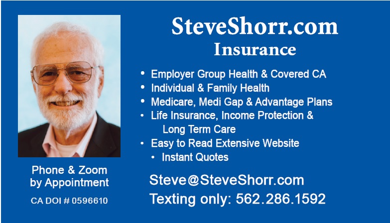 Steve Shorr Insurance Business Card