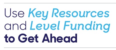 key resources, level funding to get ahead