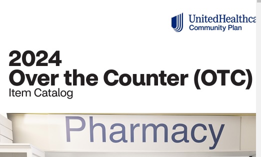 uhc otc over the counter catalog