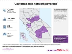 Aetna Map Service Area