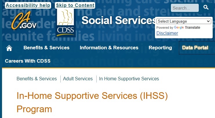 ihss website   In-Home Supportive Services (IHSS) Program