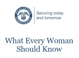 Social Security What every woman should know