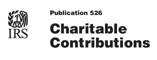 publication 526 charitable contributions