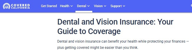 Covered CA Dental Guide