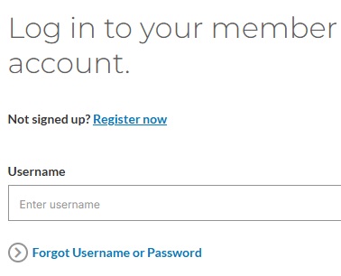 log in or register