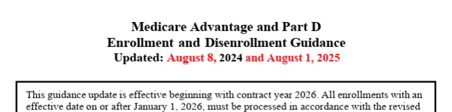 Enrollment periods very details