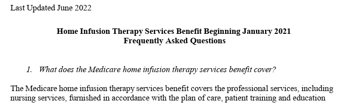 Medicare Home Infusion Co Pay