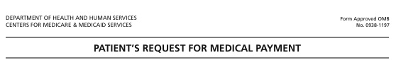 patient request for payment medicare 