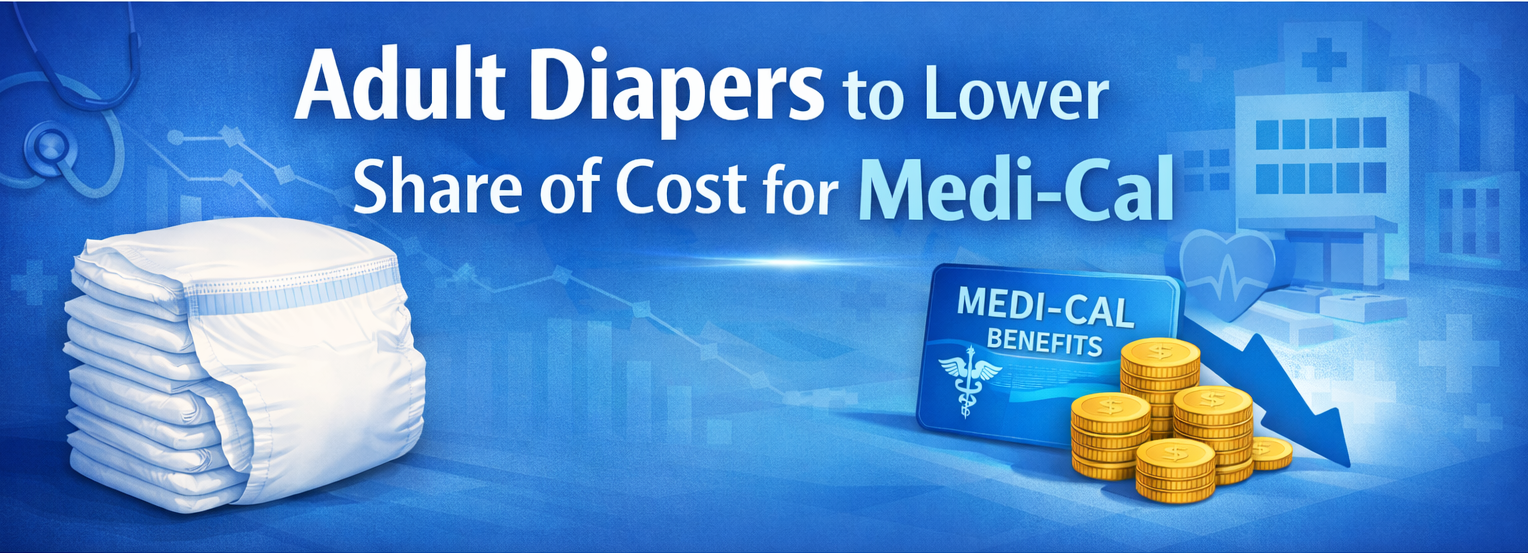 adult diapers to lower medi cal share of cost