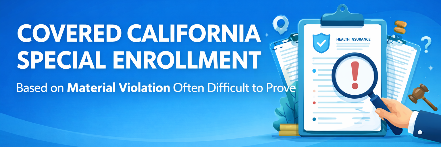 Material Violation as a reason for an SEP Special Enrollment Period