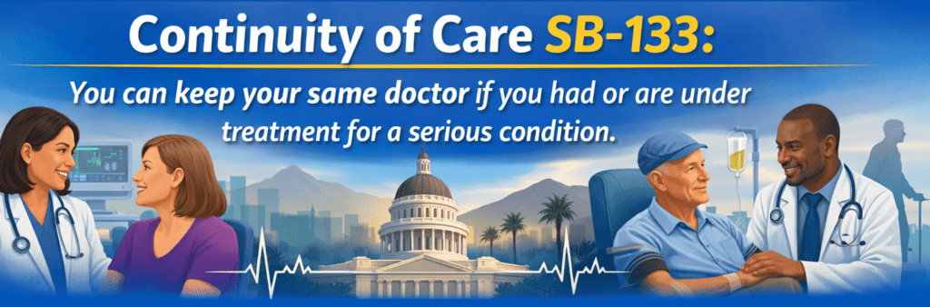 continuity of care keep same doctor if you are under treatment for a serious condition