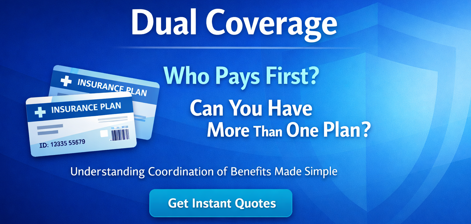 dual coverage   who pays first   can you have more than one plan