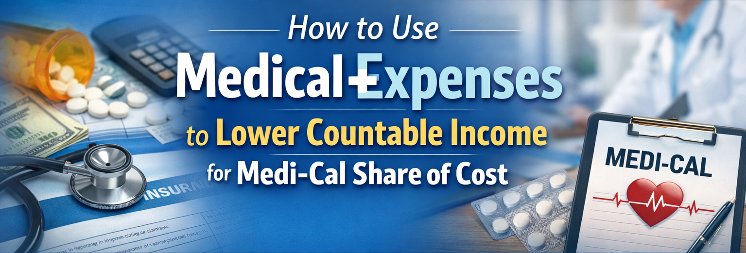 used medical expenses to lower countable income for lower share of cost