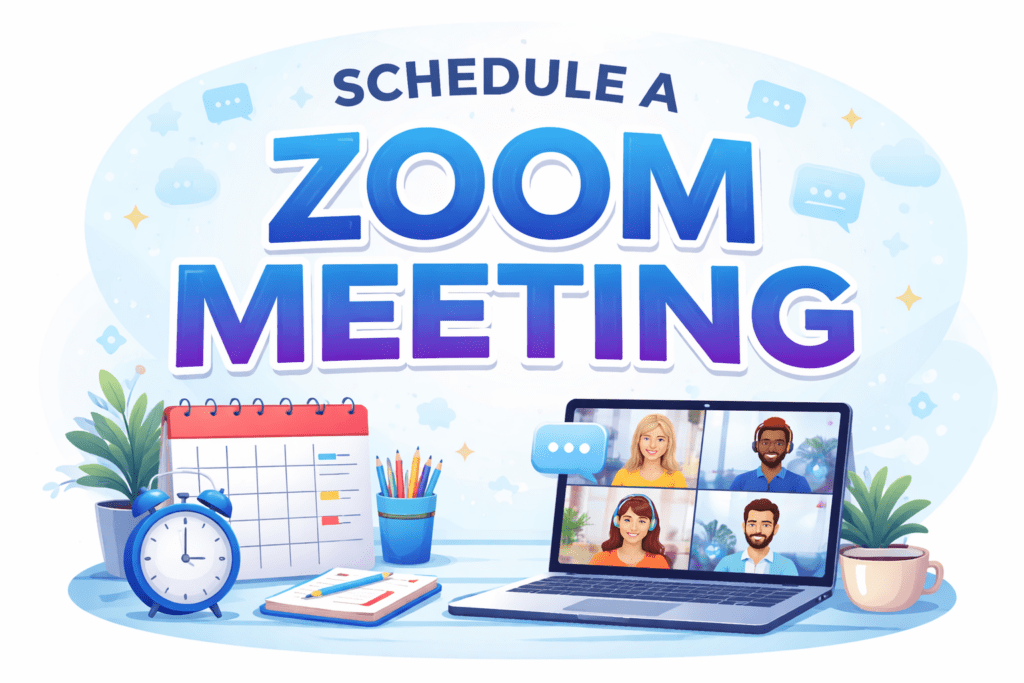 schedule a zoom meeting