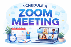 schedule a zoom meeting