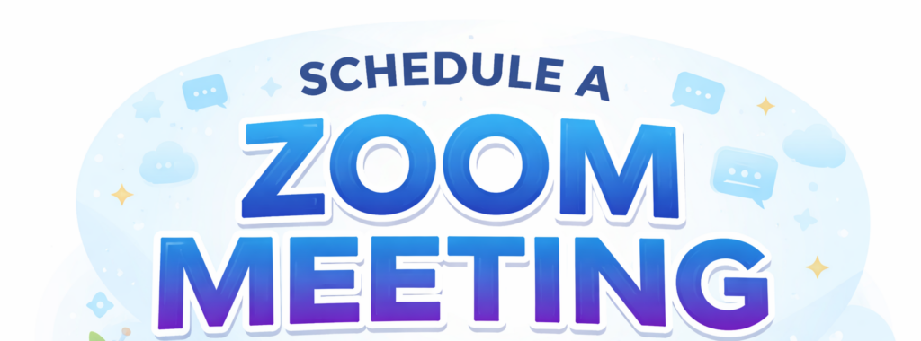 schedule a zoom meeting