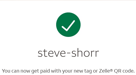 Zelle Code - Easier to Find us