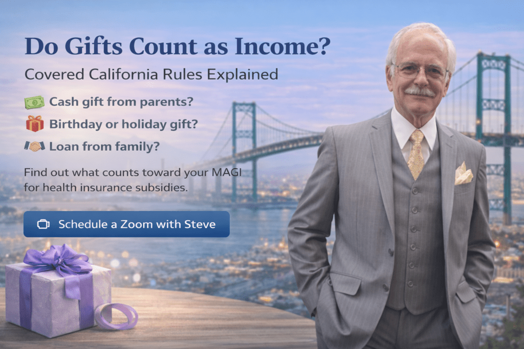 do gifts count as income with picture of steve  vincent thomas bridge in the background