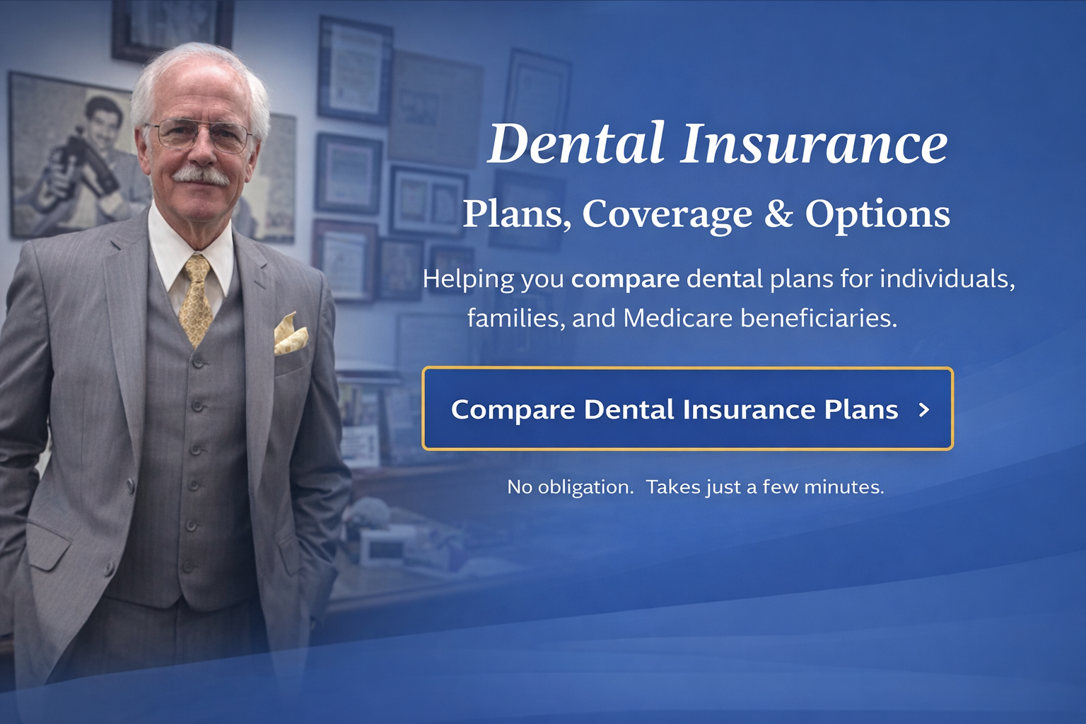 banner with steve on our main dental page