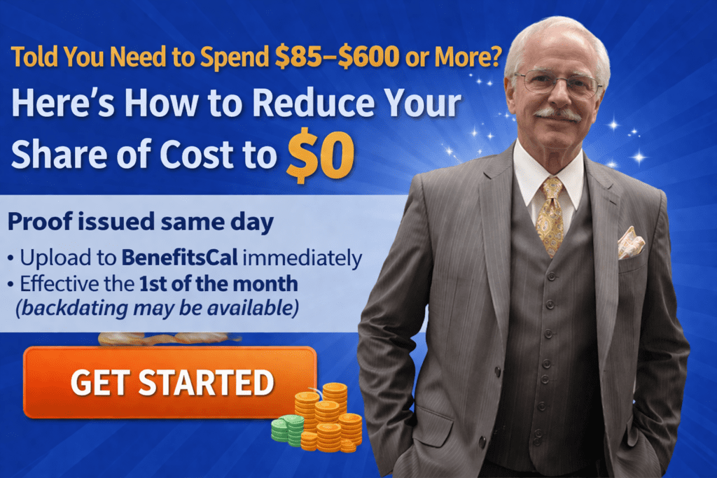 reduce share of cost to zero   if you already know how much you need to spend