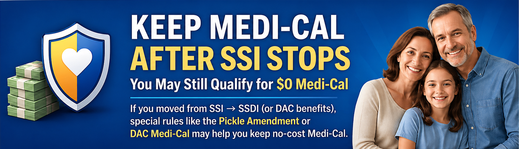 keep medi cal after ssi stops