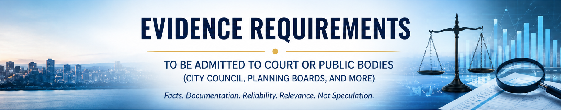 evidence requirements 