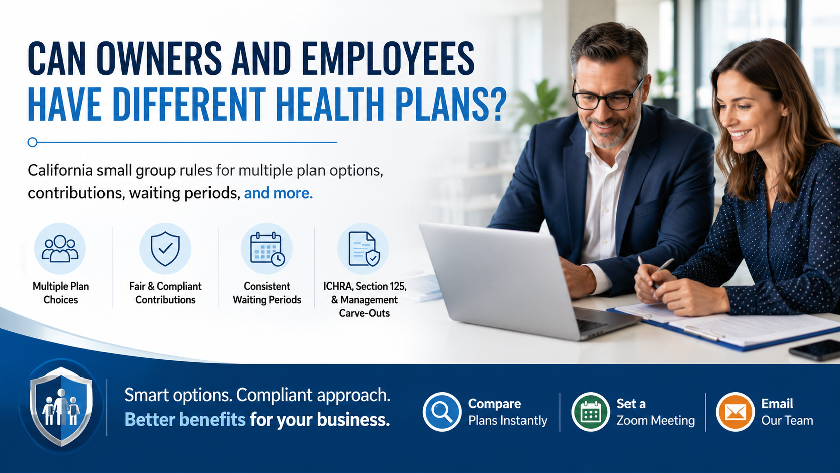 different health plans owner vs employee