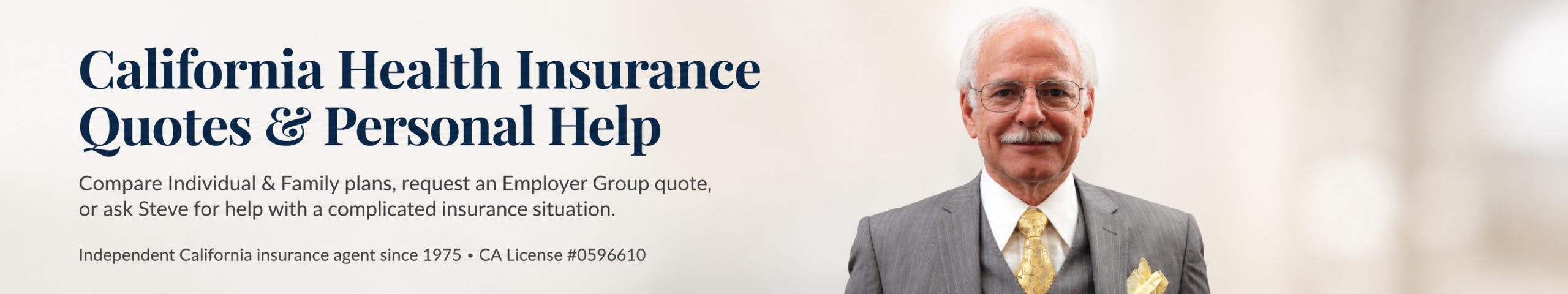 hero banner home page  steve shorr help with Insurance